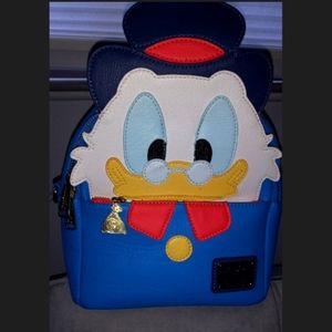 Disney Scrooge Mcduck Loungefly Backpack from the Duck Tales